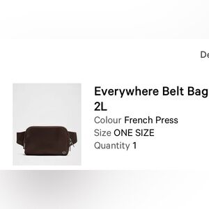 Lululemon Everywhere Belt Bag 2L - Brown